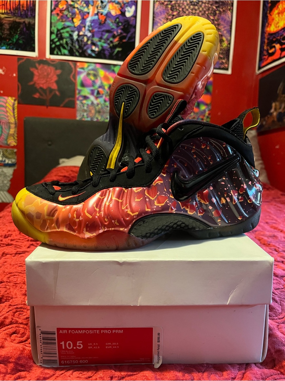 Nike Foamposite Pro Area 72 Asteroid Size 10.5M
